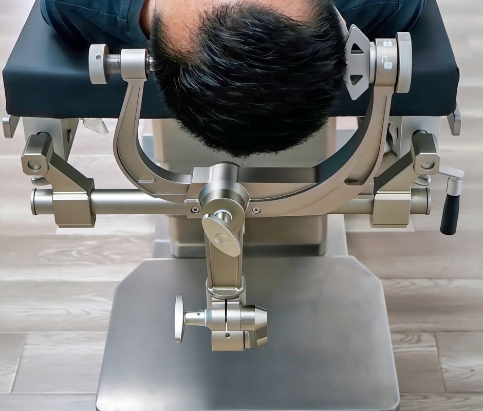 High Security Operating Table Craniocerebral Surgery Mayfield Head Frame for Neurosurgical Operations